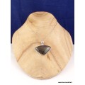 Labradorite pourpre pendentif argent triangulaire Bijoux en Labradorite TUV73.1