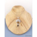 Pendentif fleur en Oeil de tigre Pendentifs pierres naturelles TUV74.5