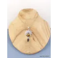 Pendentif fleur en Oeil de tigre - Pendentifs pierres naturelles