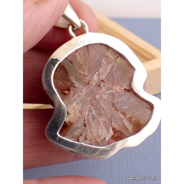 Pendentif Cristal d'Aragonite étoilée Pendentifs pierres naturelles PAC6