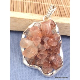 Pendentif Cristal d'Aragonite étoilée asymétrique Pendentifs pierres naturelles PAC6.1