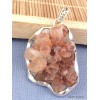 Pendentif Cristal d'Aragonite étoilée asymétrique Pendentifs pierres naturelles PAC6.1