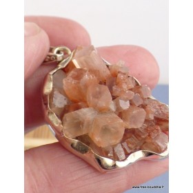 Pendentif Cristal d'Aragonite étoilée asymétrique Pendentifs pierres naturelles PAC6.1