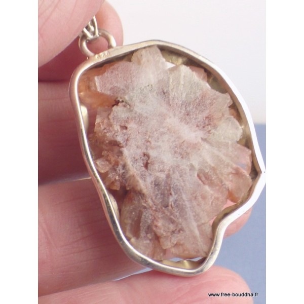 Pendentif Cristal d'Aragonite étoilée asymétrique Pendentifs pierres naturelles PAC6.1