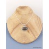 Pendentif oval vertical Labradorite violette Pendentifs pierres naturelles TUV73.7
