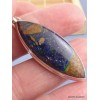 Pendentif Azurite Boulder forme marquise Pendentifs pierres naturelles PAC10