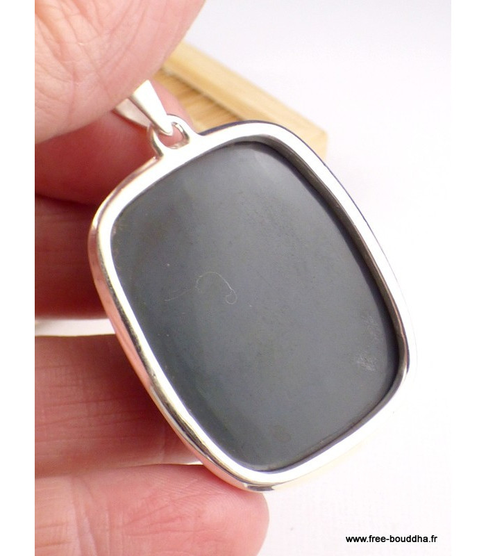 Gros pendentif Obsidienne Oeil Céleste bleu Pendentifs pierres naturelles PAC11.1