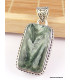 Pendentif vintage Seraphinite Pendentifs pierres naturelles PAC18