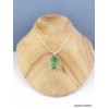 Pendentif Fluorite verte forme marquise Pendentifs pierres naturelles PAC20