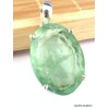 Pendentif Fluorite verte forme ovale Pendentifs pierres naturelles PAC20.1