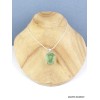 Pendentif Fluorite verte forme ovale Pendentifs pierres naturelles PAC20.1