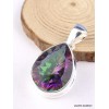 Pendentif goutte Quartz mystique Pendentifs pierres naturelles PAC30