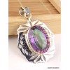 Pendentif Quartz Mystique motifs ajourés Pendentifs pierres naturelles PAC30.1