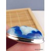 Pendentif druze d'Agate bleue Pendentifs pierres naturelles PAC40