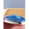 Pendentif druze d'Agate bleu foncé Pendentifs pierres naturelles PAC40.1