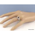 Petite bague en Quartz fumé T 54 - Bijoux en Quartz Fumé
