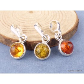 Petit pendentif en Ambre naturel Pendentifs pierres naturelles AMB17