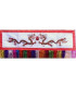 Tenture tibétaine Dragons blanche Tentures tibétaines Bouddha DRAG4