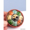 Porte encens tibétain Ying Yang en terre cuite Encens tibétains, accessoires PET3