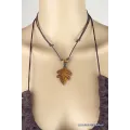 Collier tibétain feuille de Chanvre - Colliers tibétains et népalais