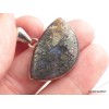 Pendentif Pyrite sur Agate demi-lune Pendentifs pierres naturelles PAC61.1