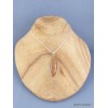 Pendentif véritable Pierre du Soleil dorée forme marquise Pendentifs pierres naturelles PAC71.2