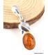 Petit pendentif Ambre de la Baltique Pendentifs pierres naturelles AMB46.2