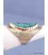 Bague tibétaine Symbole Om en turquoise Bagues tibétaines bouddhistes REF 4181