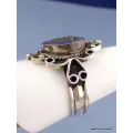 Bague tibétaine Om couleur Lapis lazuli - Bagues tibétaines bouddhistes