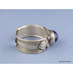 Bague tibétaine AMETHYSTE 55/62+ - Bagues tibétaines bouddhistes