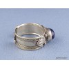 Bague tibétaine AMETHYSTE 55/62+ Bagues tibétaines bouddhistes ref 4666.12