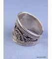 Bague tibétaine bouddhiste filigrane OM 56/62 - Bagues tibétaines bouddhistes