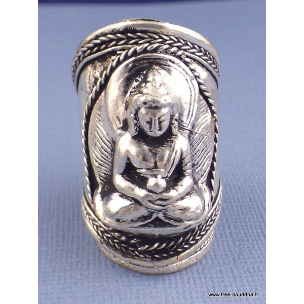Bague tibétaine BOUDDHA T 60/70 Bagues tibétaines bouddhistes ABT6