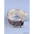 Anneau tibétain filigrane T 55/62 - Bijoux tibetains bouddhistes