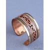 Bague tibétaine métal CUIVRE 60/66 Bagues tibétaines bouddhistes BT50