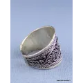 Bague tibétaine filigrane Yeux du Bouddha 56/62 - Bagues tibétaines bouddhistes