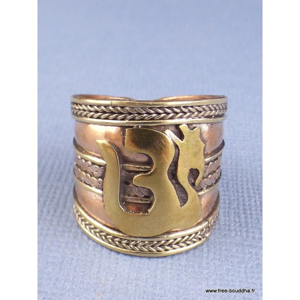 Bague tibétaine OM hindouiste 55/63 Bagues tibétaines bouddhistes ABT1