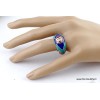 Bague tibétaine Symbole Om Bouddhiste T 62 Bagues tibétaines bouddhistes REF 3669.1