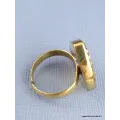 Bague Coeur Om tibétain taille ajustable - Bagues tibétaines bouddhistes