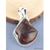 Pendentif Agate de Feu asymétrique Pendentifs pierres naturelles PAC77.1