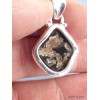 Pendentif Agate de Feu asymétrique Pendentifs pierres naturelles PAC77.1