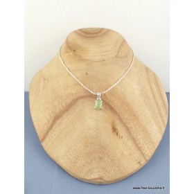 Pendentif Cyanite verte facettée Bijoux en Cyanite Verte PAC79