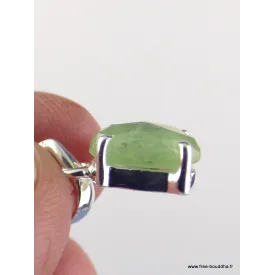 Pendentif Cyanite verte facettée - Bijoux en Cyanite