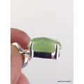 Pendentif Cyanite verte facettée - Bijoux en Cyanite