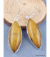 Boucles d'oreilles en Nellite forme marquise Bijoux en Nellite PAC86