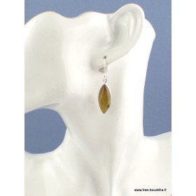 Boucles d'oreilles en Nellite forme marquise Bijoux en Nellite PAC86