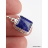 Boucles d'oreilles Saphir facetté Bijoux en saphir bleu PAC92