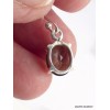 Boucles d'oreilles ovales Quartz fumé facetté Boucles d'oreilles en pierres PAC96.1