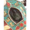 Gros pendentif tibétain bouddhiste Ghau - Pendentifs tibétains bouddhistes