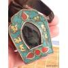 Gros pendentif tibétain bouddhiste Ghau Bijoux tibetains bouddhistes ref 29A